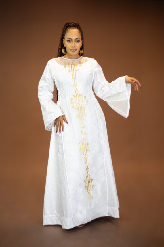 Prime Dress (Blanc et Or)