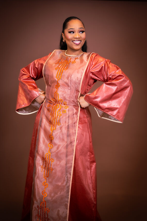Prime dress en Getzner (Corail)
