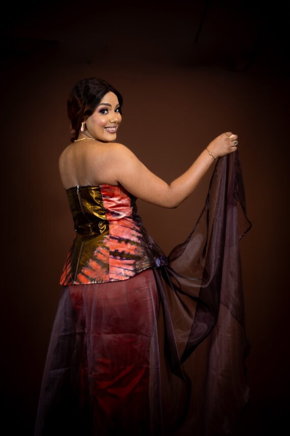 Ensemble Bustier Diamonds (Maron)