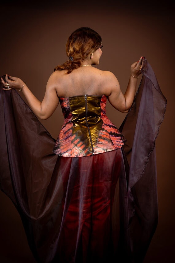 Ensemble Bustier Diamonds (Maron)