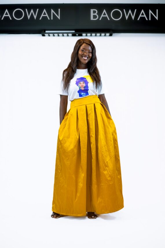 Jupe Maxi (Jaune)