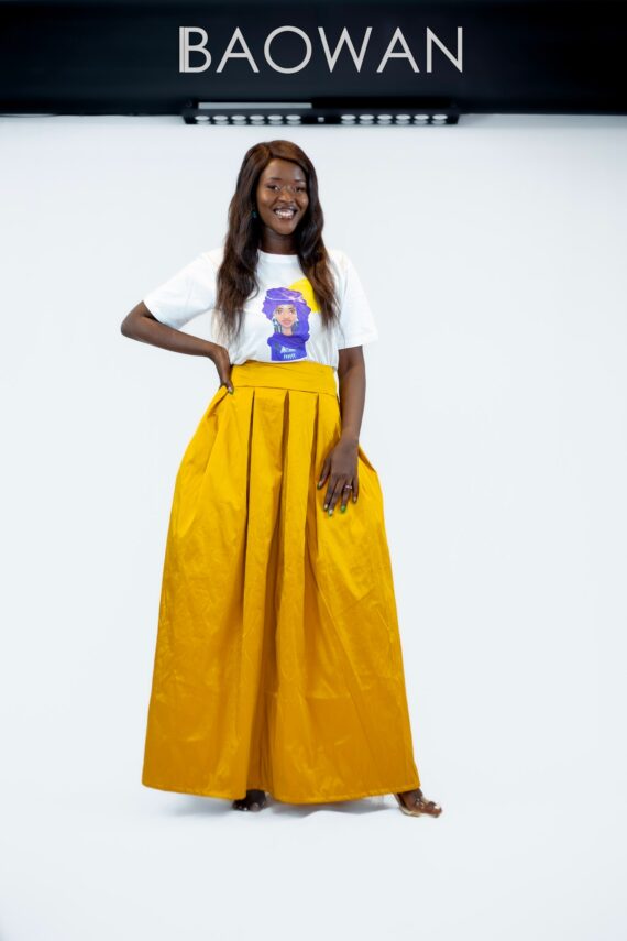 Jupe Maxi (Jaune)