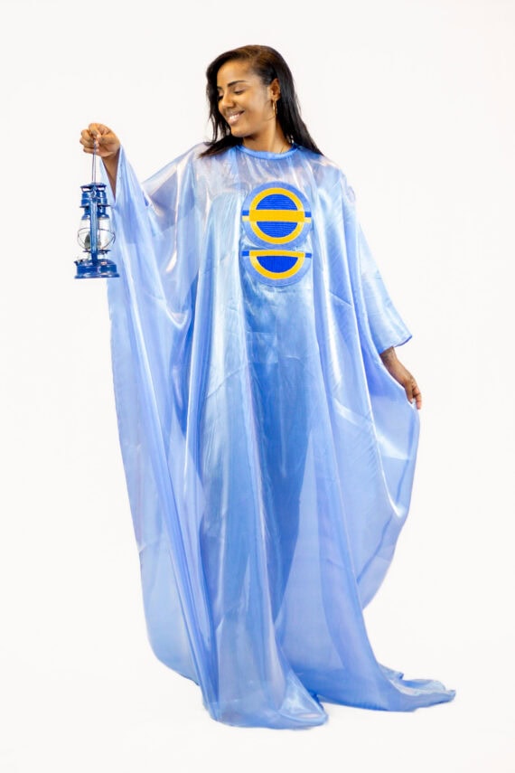 Boubou Sahara (bleu clair)